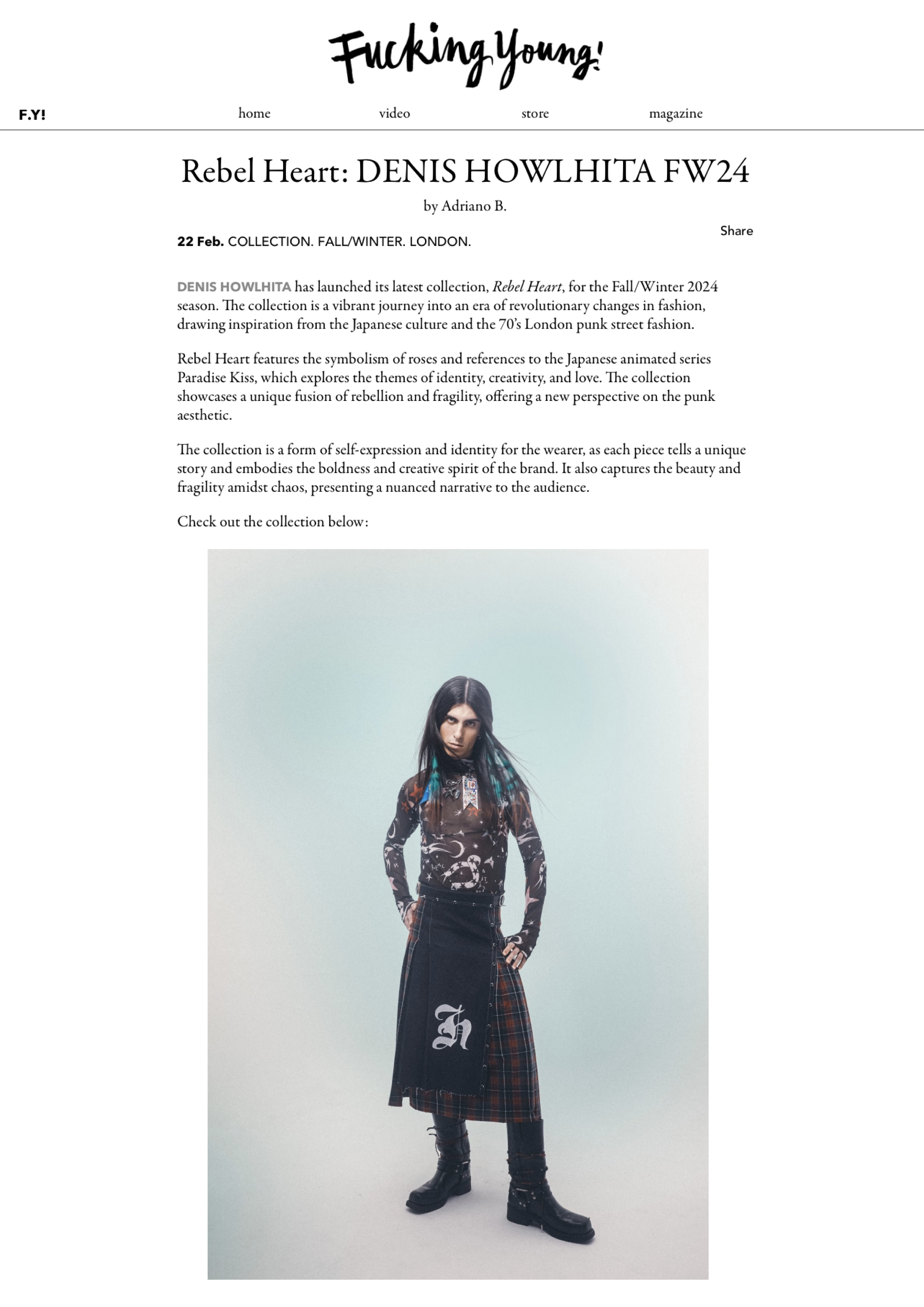 FY Rebel Heart Editorial